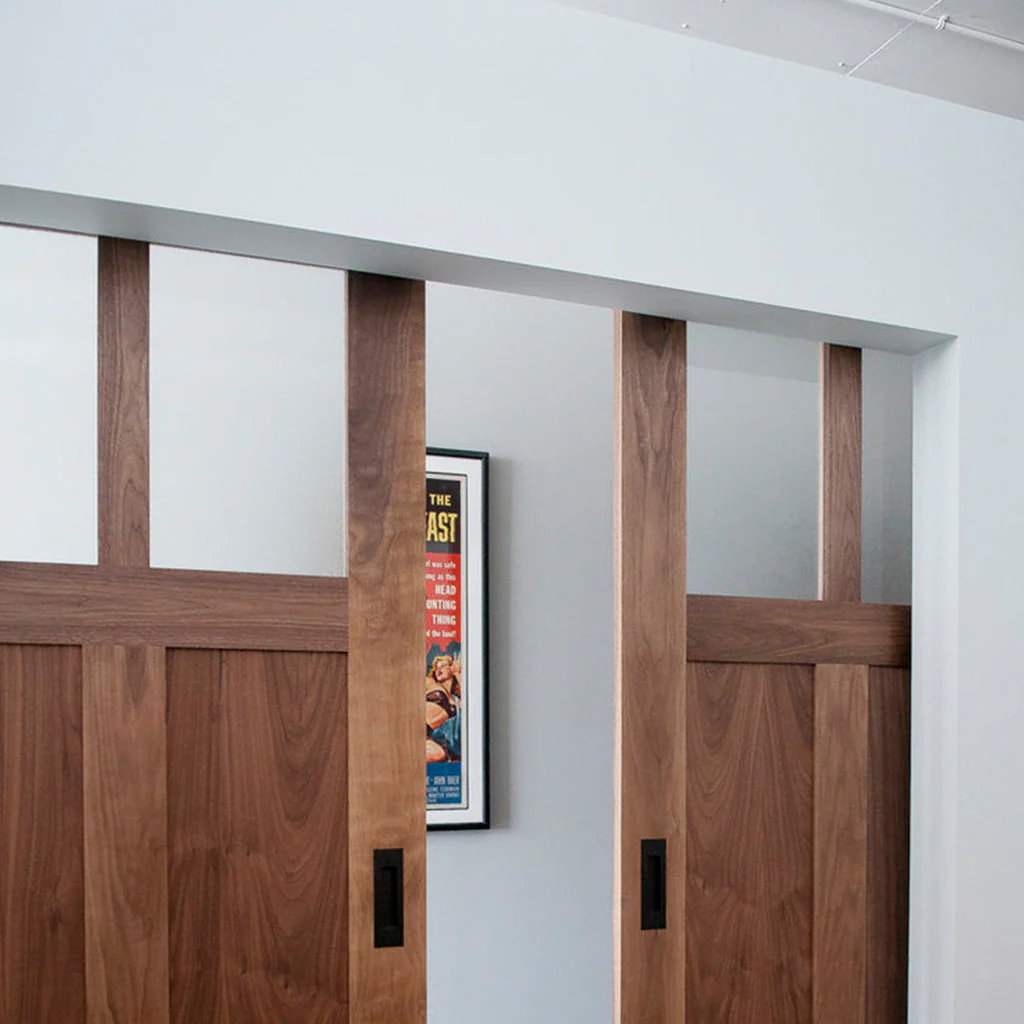 Top Mounted Bi-Part Barn Door Hardware - Image 2