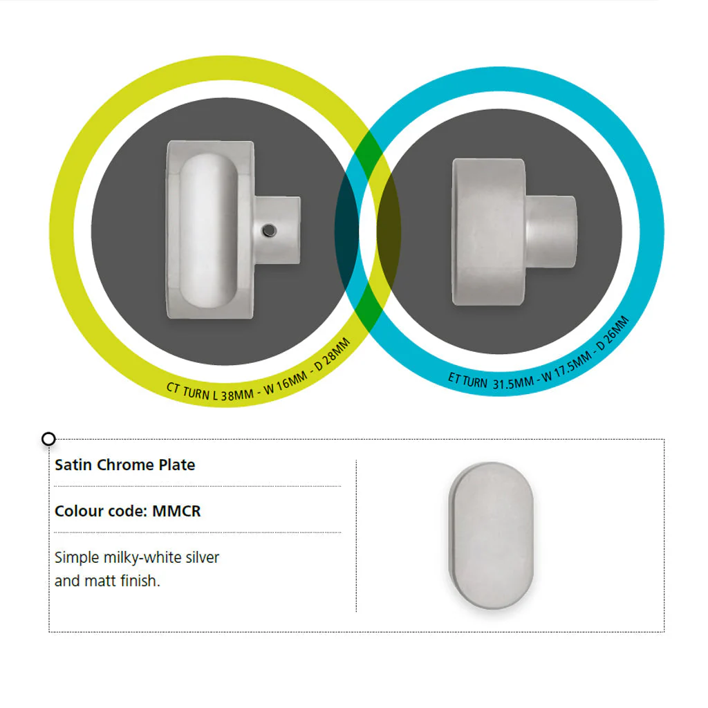 CES Key Cylinder 815 with Thumb Turn - Image 11