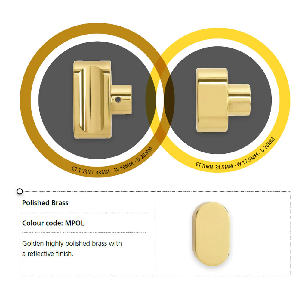 CES Key Cylinder 815 with Thumb Turn - Image 14