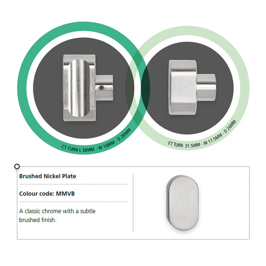 CES Key Cylinder 815 with Thumb Turn - Image 18
