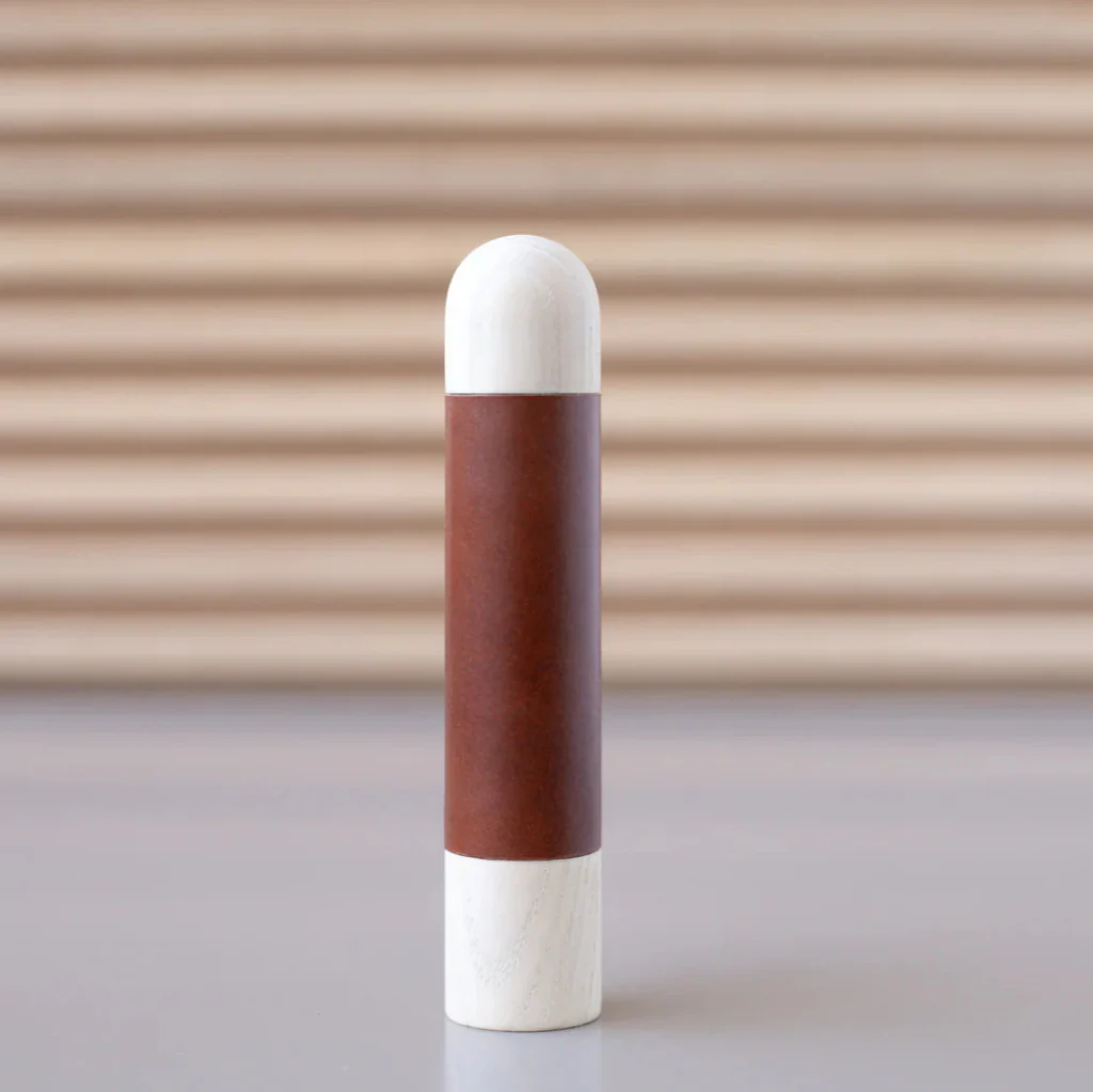 Chapman Wood Bar Pull With Leather - Image 9