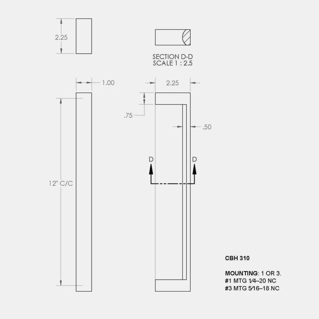 Charlie Contour Appliance Pull - Image 21
