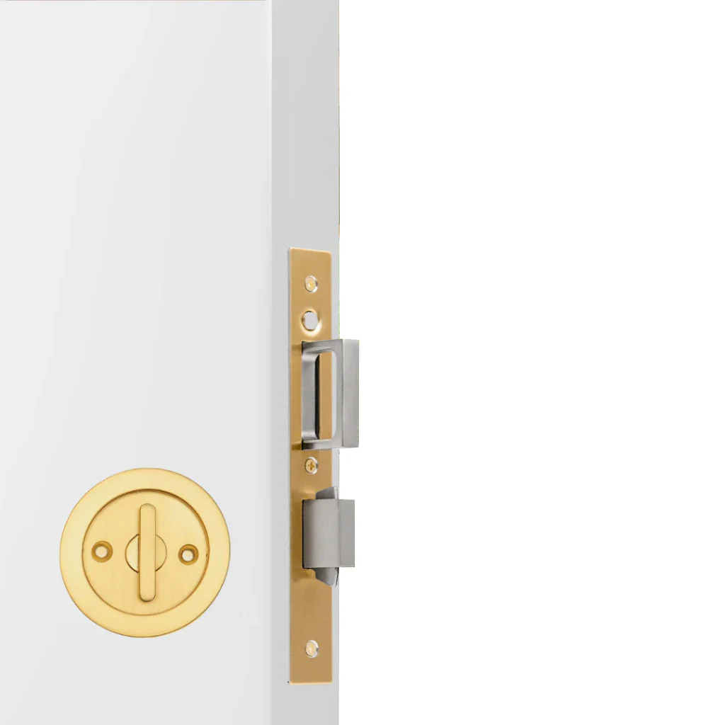 Explore Round Flush Pull Privacy Set - Image 3