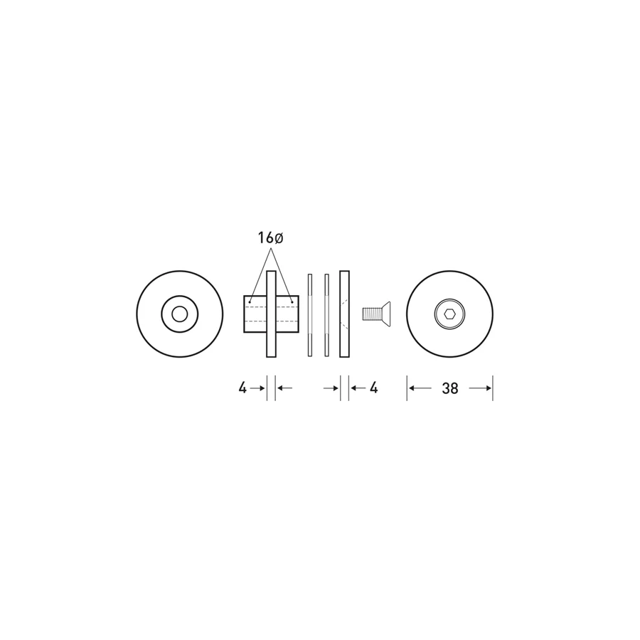 HB 502 Glass Fixing Kit - Image 2