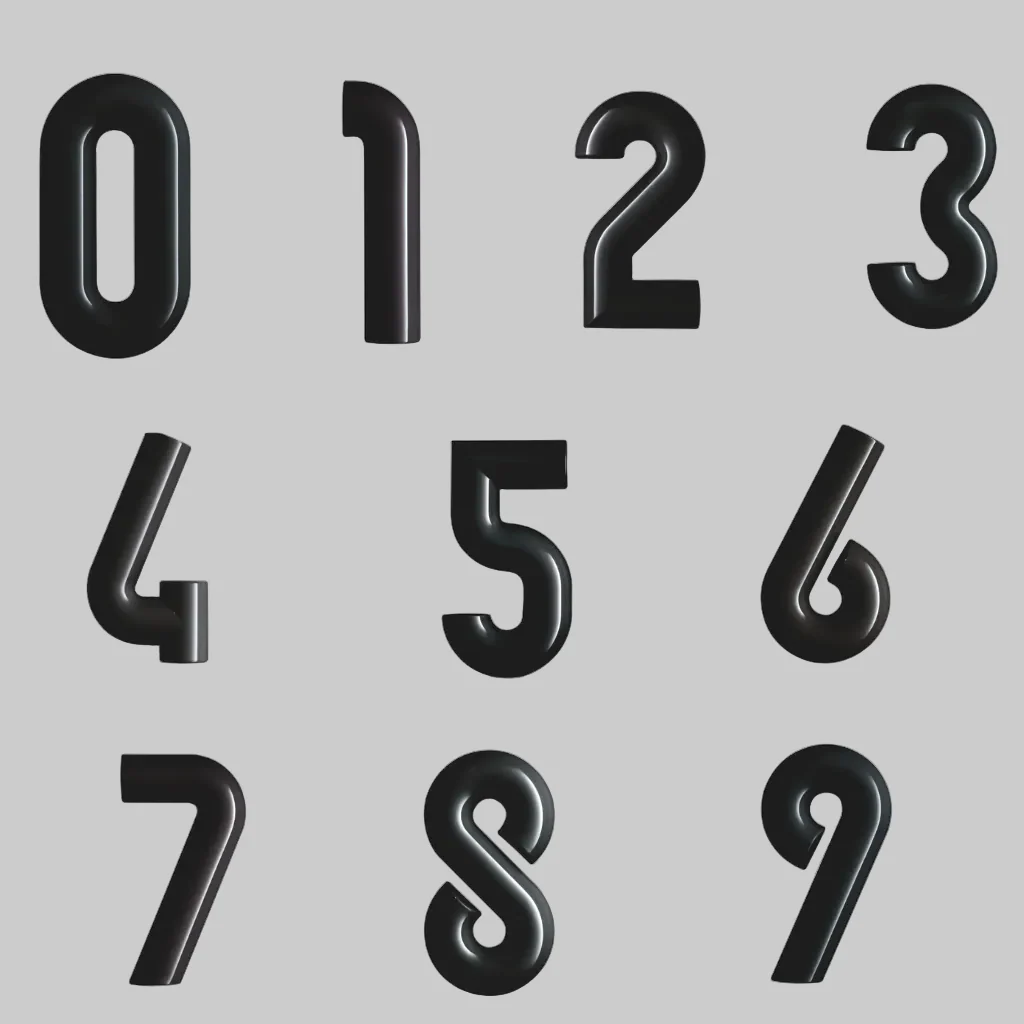 Hewi House Numerals - Image 2