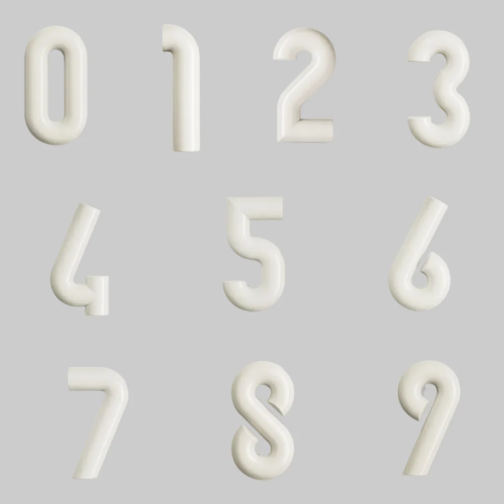 Hewi House Numerals - Image 3