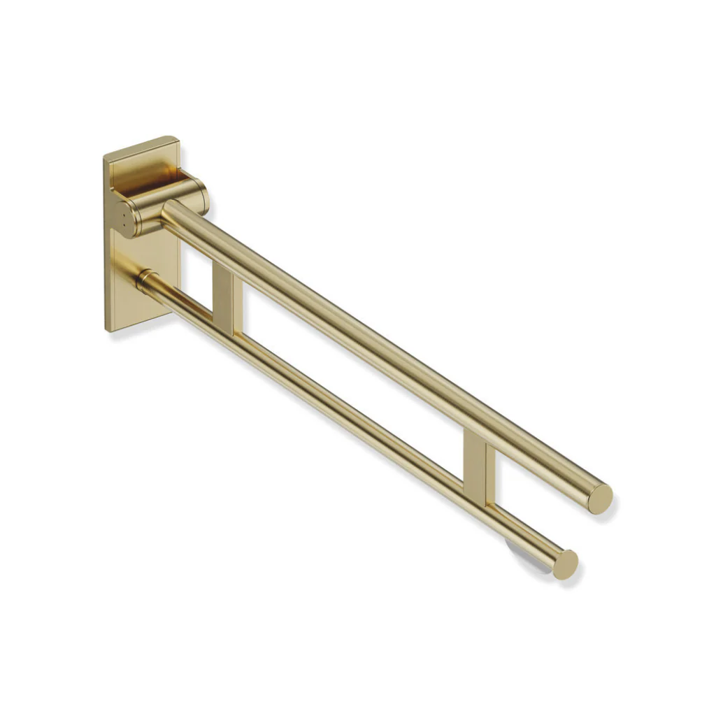 Hewi 900 Hinged Support Rail Duo With Toilet Roll Holder - Image 7
