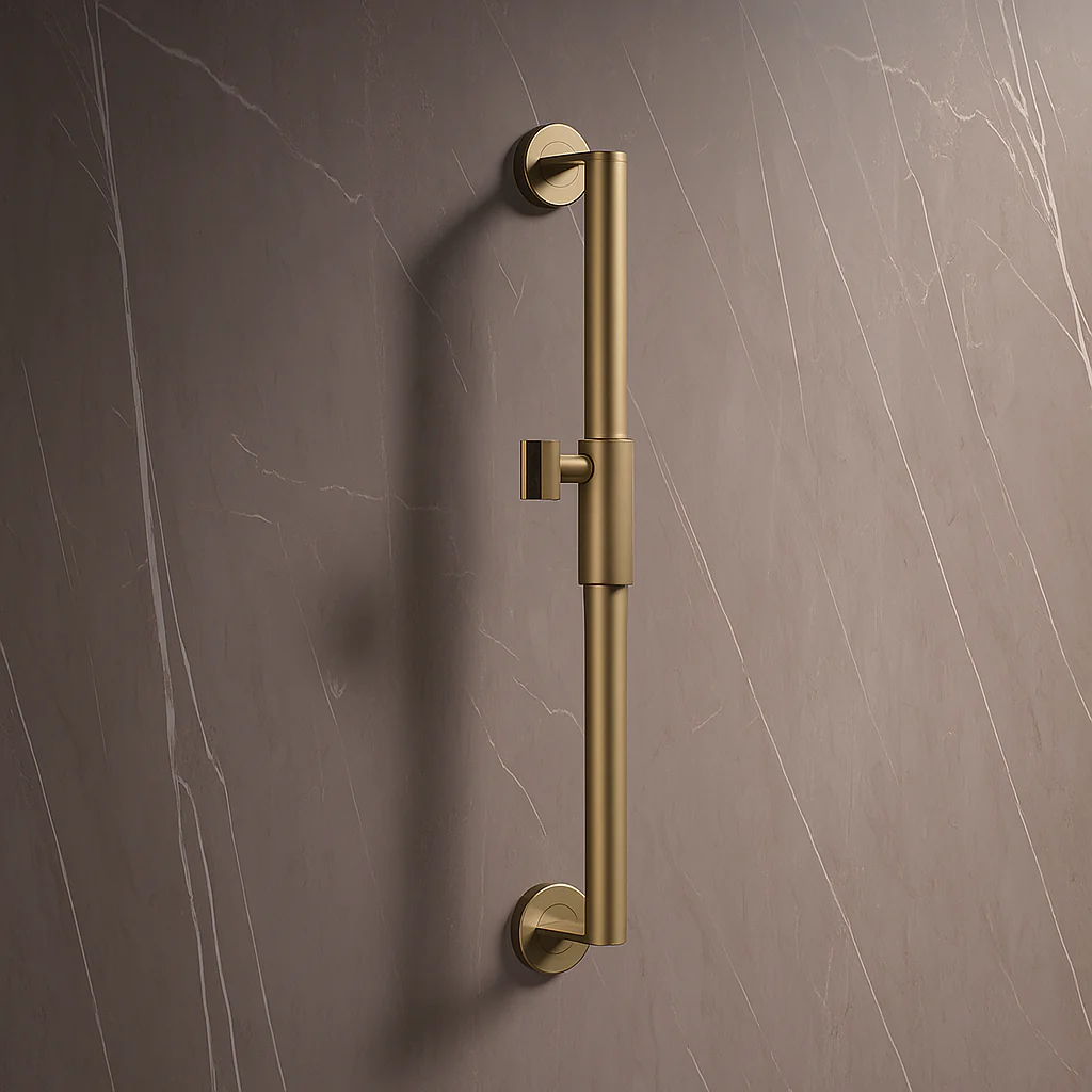 Hewi 900 Shower Rail with magnetic shower head holder