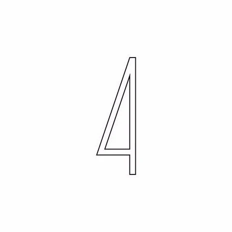 Lixht Aluminum Numbers Small - Image 11
