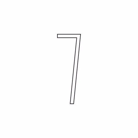 Lixht Aluminum Numbers Small - Image 14