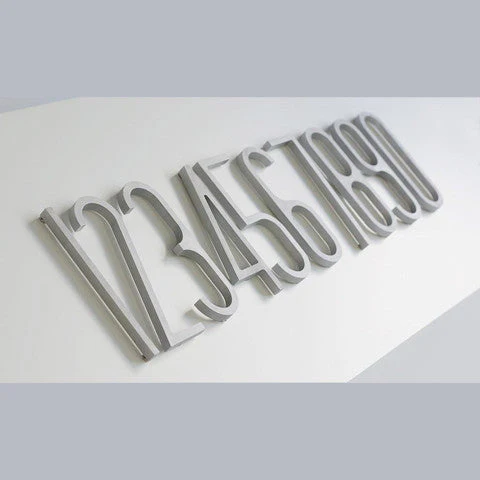 Lixht Aluminum Numbers Large - Image 4
