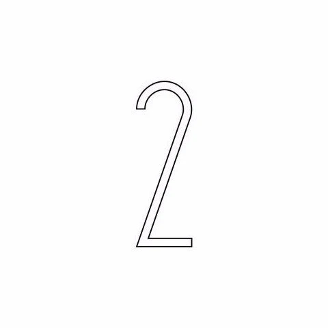 Lixht Aluminum Numbers Large - Image 9