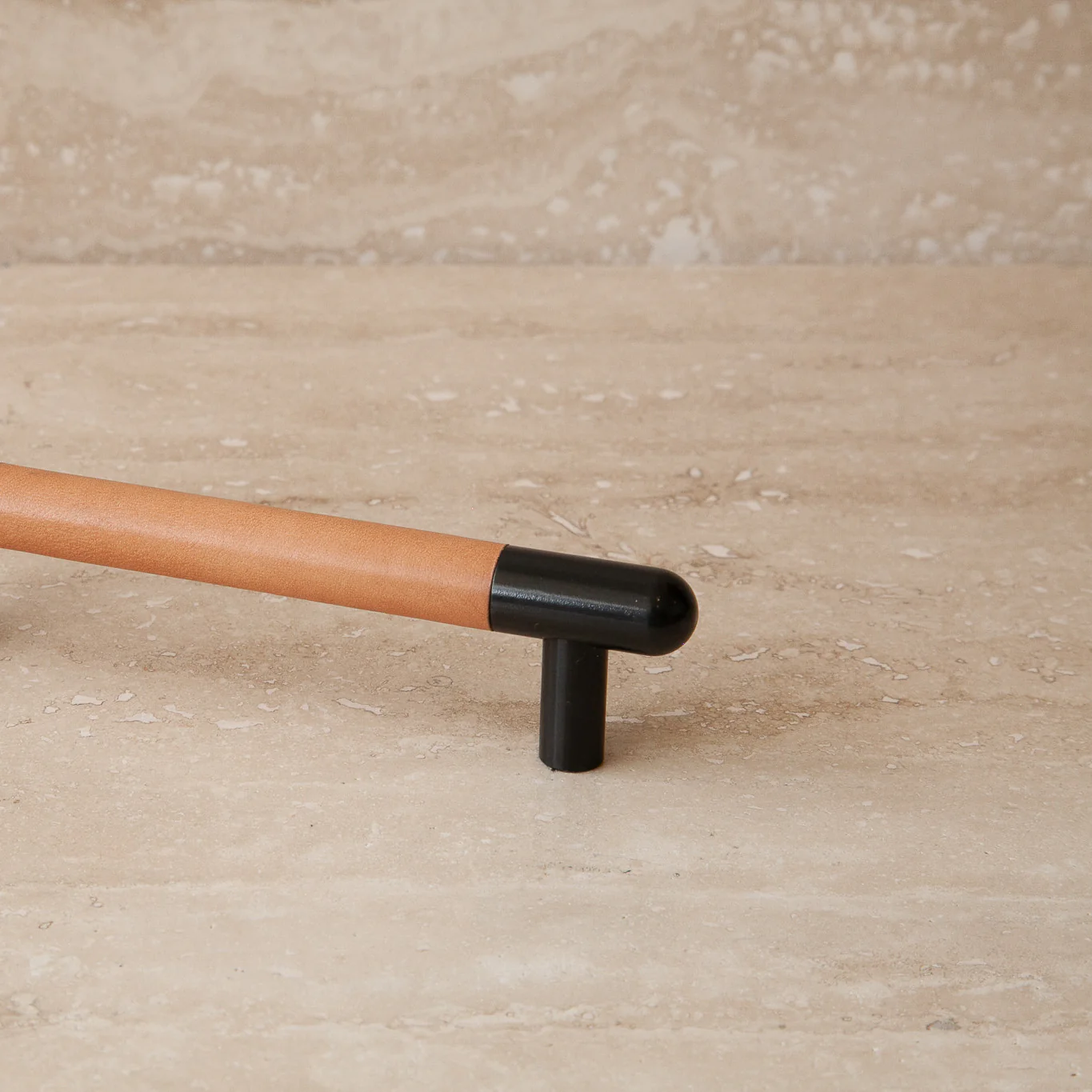 Mineral Leather Wrapped Metal Appliance Bar Pull - Image 16