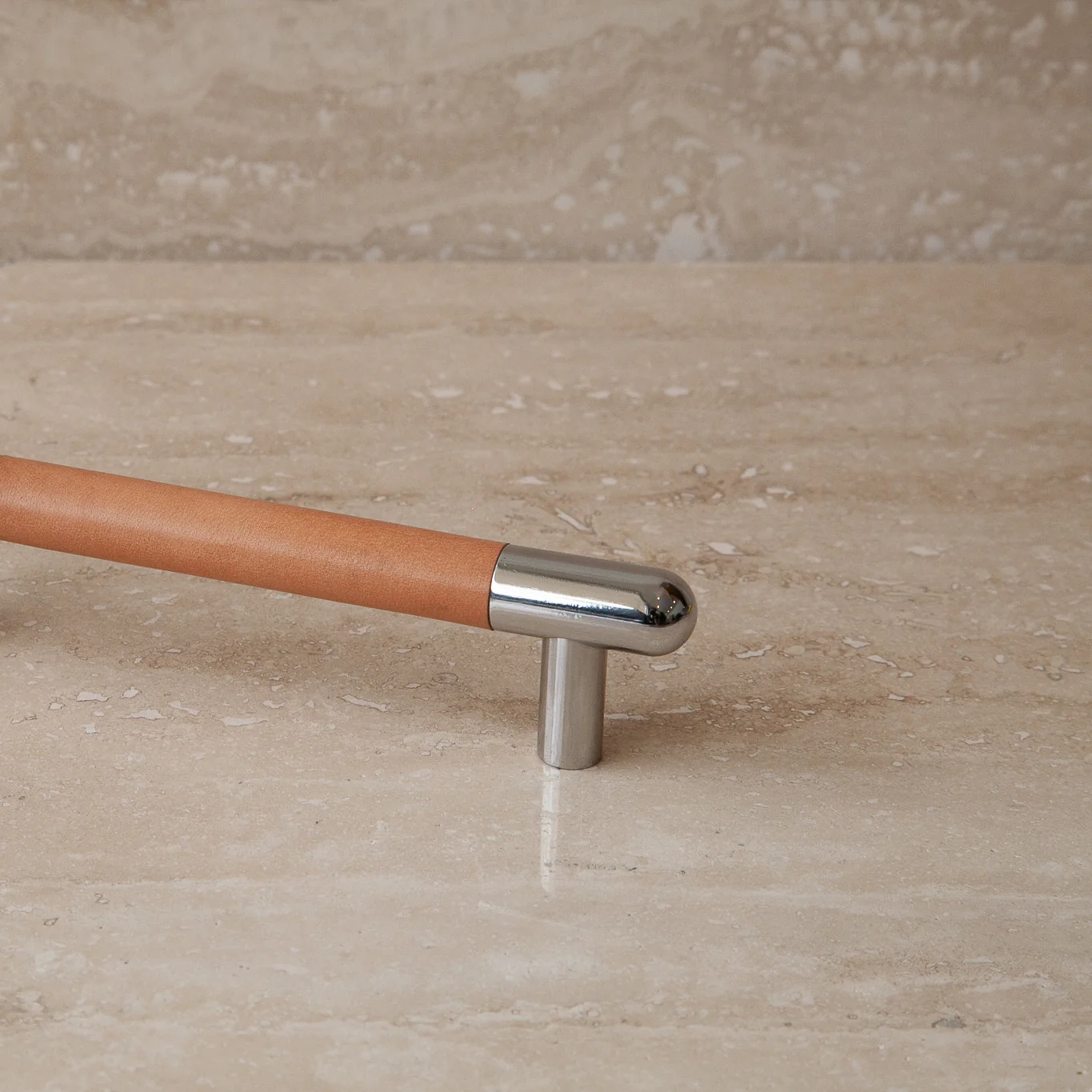 Mineral Leather Wrapped Metal Appliance Bar Pull - Image 34