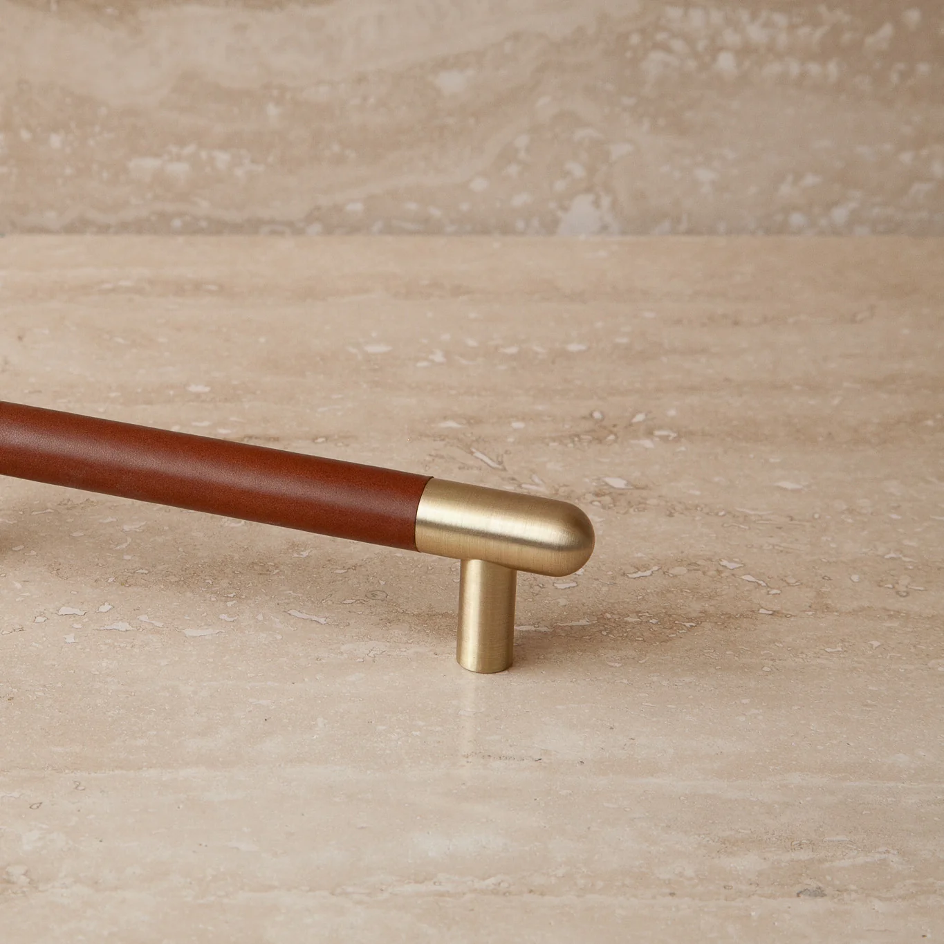 Mineral Leather Wrapped Metal Appliance Bar Pull - Image 43