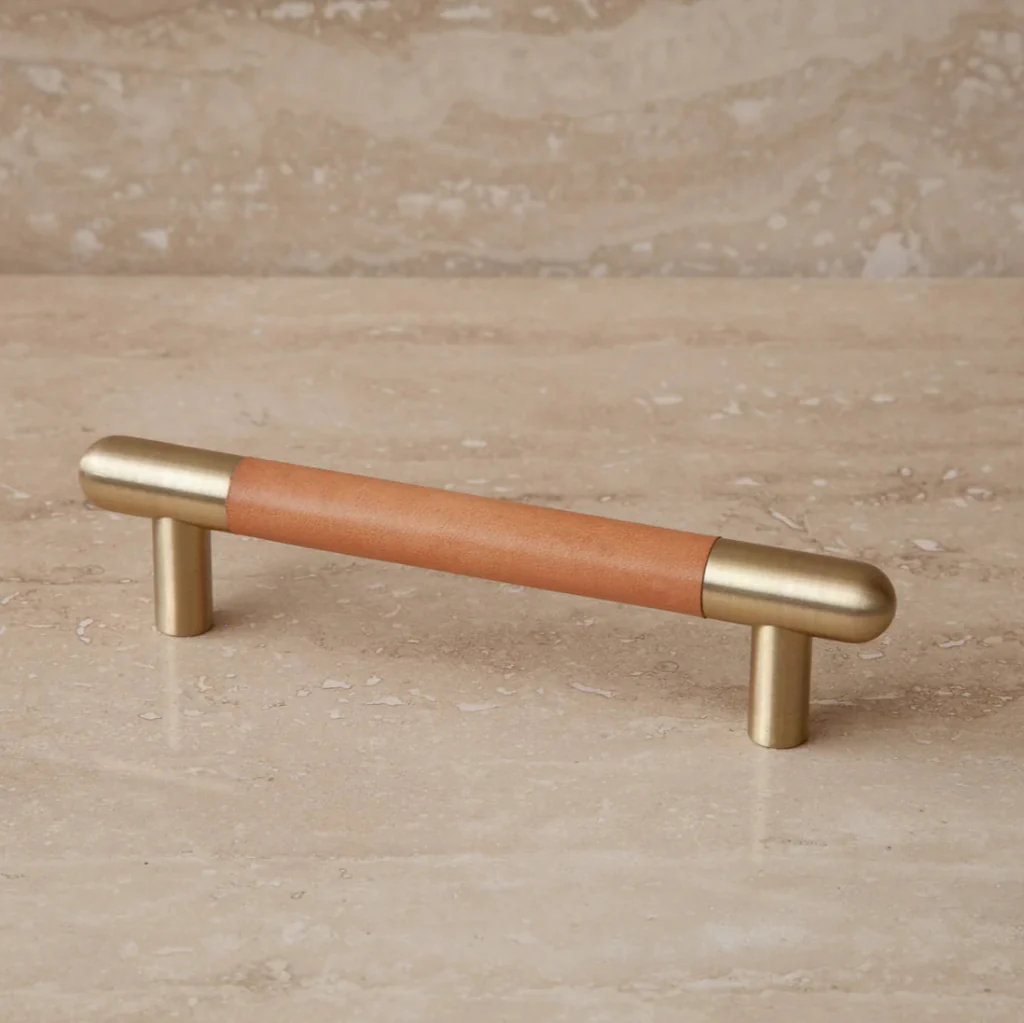 Mineral Leather Wrapped Metal Bar Pull - Image 13