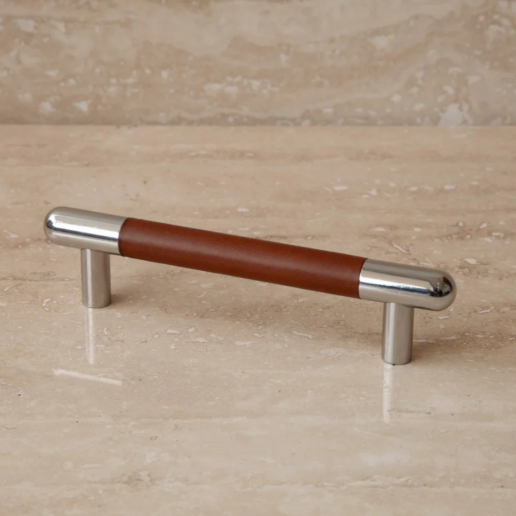 Mineral Leather Wrapped Metal Bar Pull - Image 27