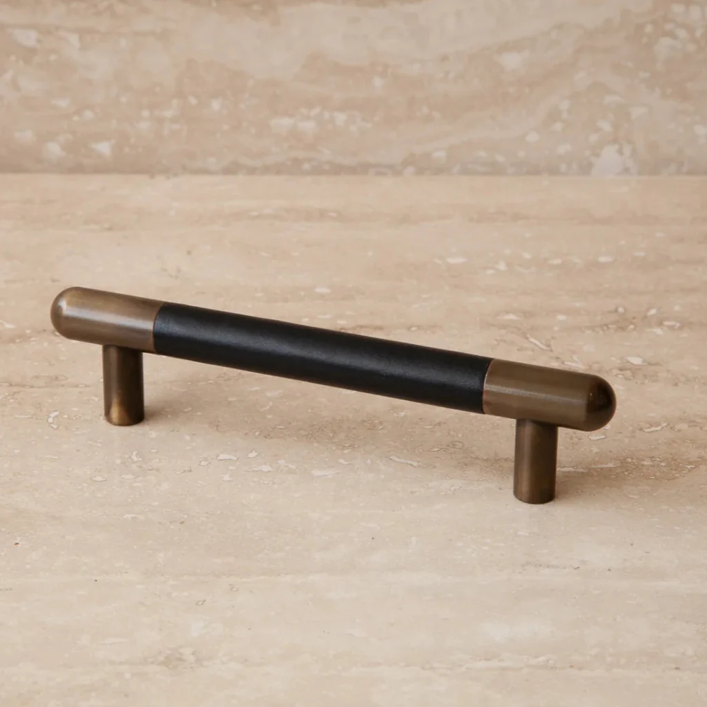 Mineral Leather Wrapped Metal Bar Pull - Image 46