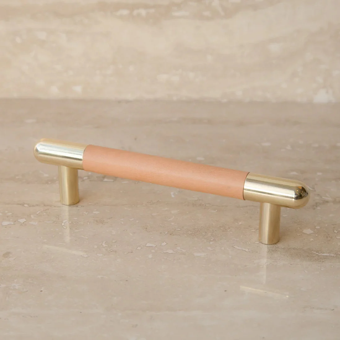 Mineral Leather Wrapped Metal Bar Pull - Image 9