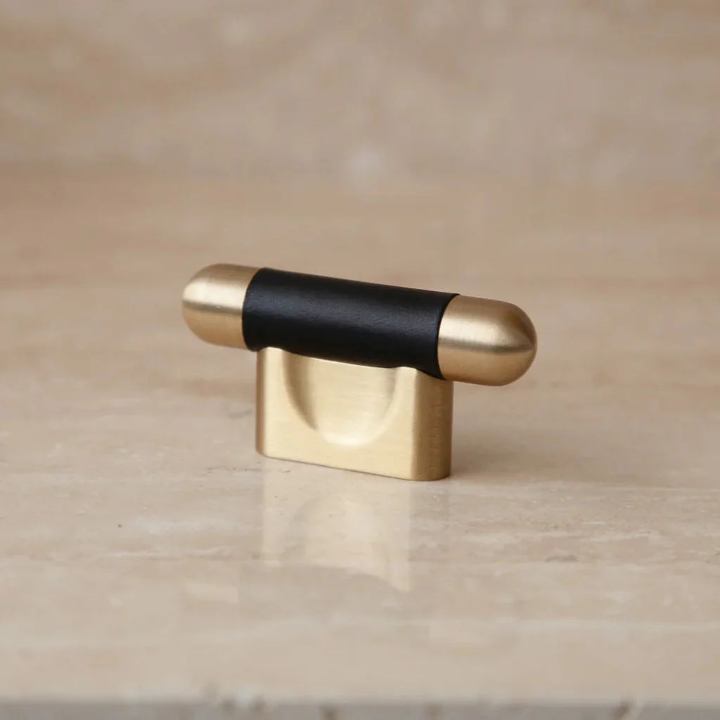 Mineral Leather Wrapped Metal Knob - Image 10