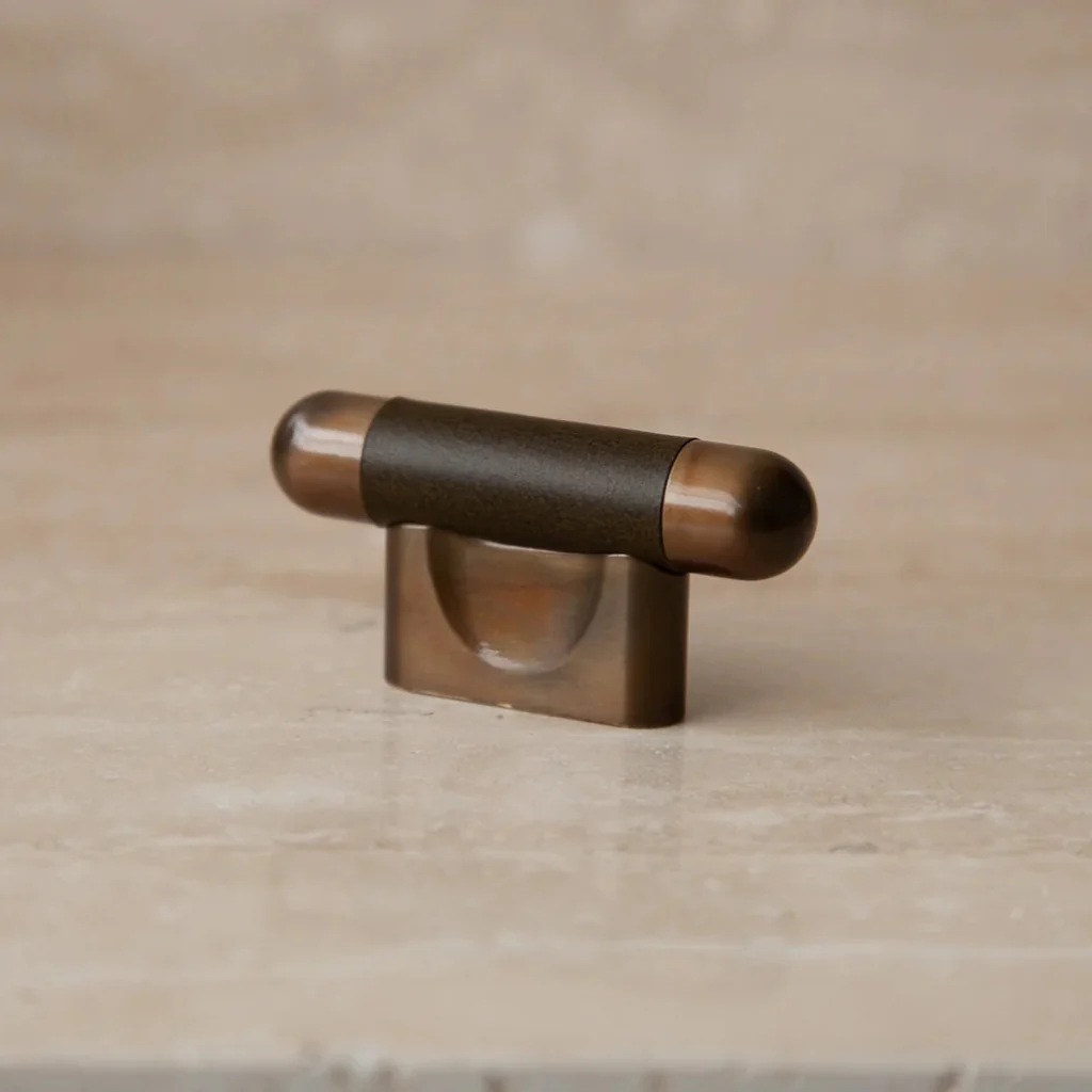 Mineral Leather Wrapped Metal Knob - Image 17