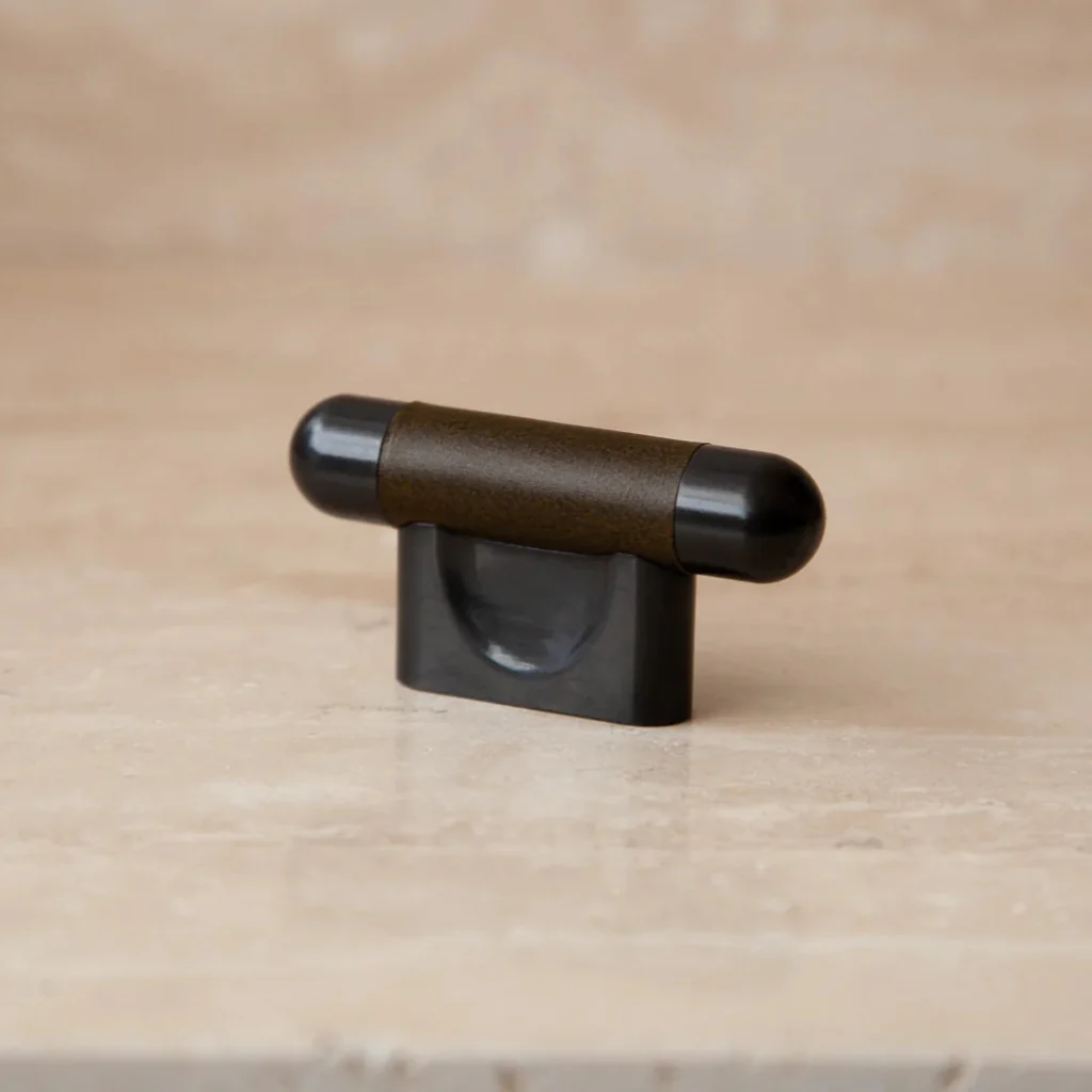 Mineral Leather Wrapped Metal Knob - Image 23