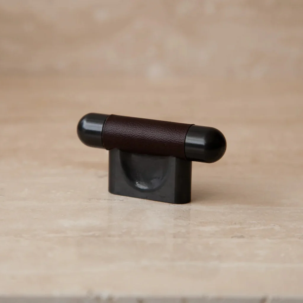 Mineral Leather Wrapped Metal Knob - Image 24