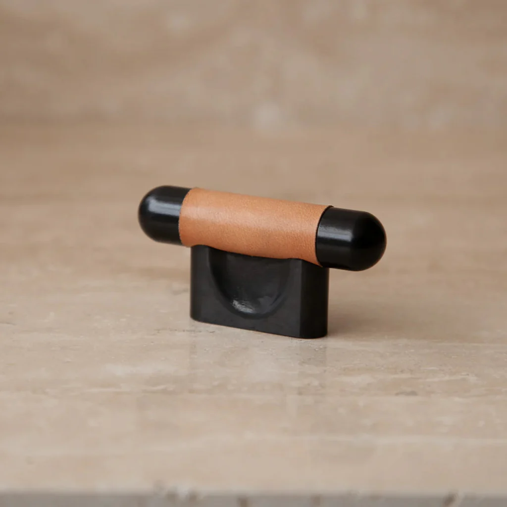 Mineral Leather Wrapped Metal Knob - Image 25