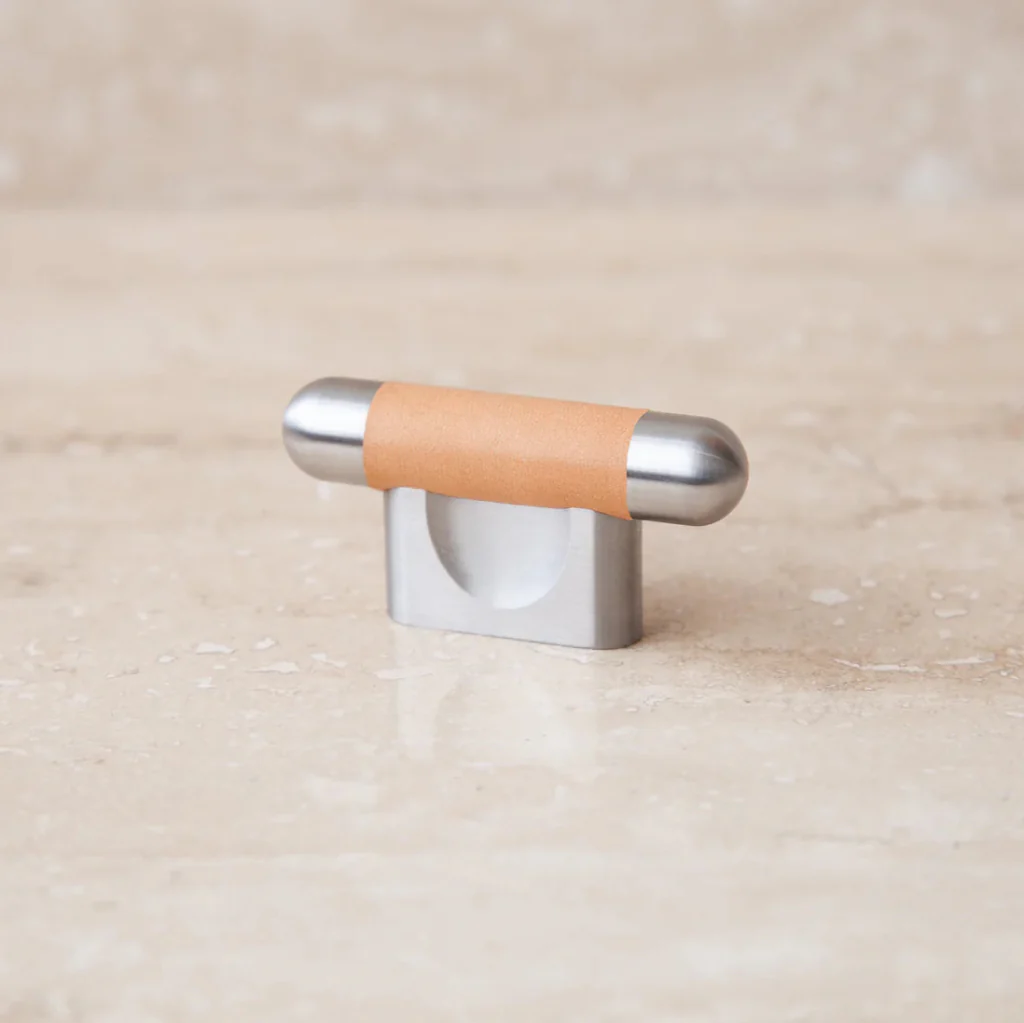 Mineral Leather Wrapped Metal Knob - Image 42