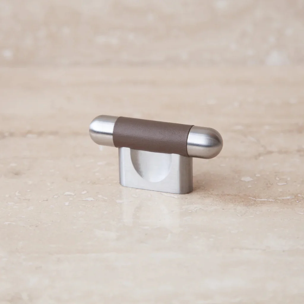 Mineral Leather Wrapped Metal Knob - Image 43