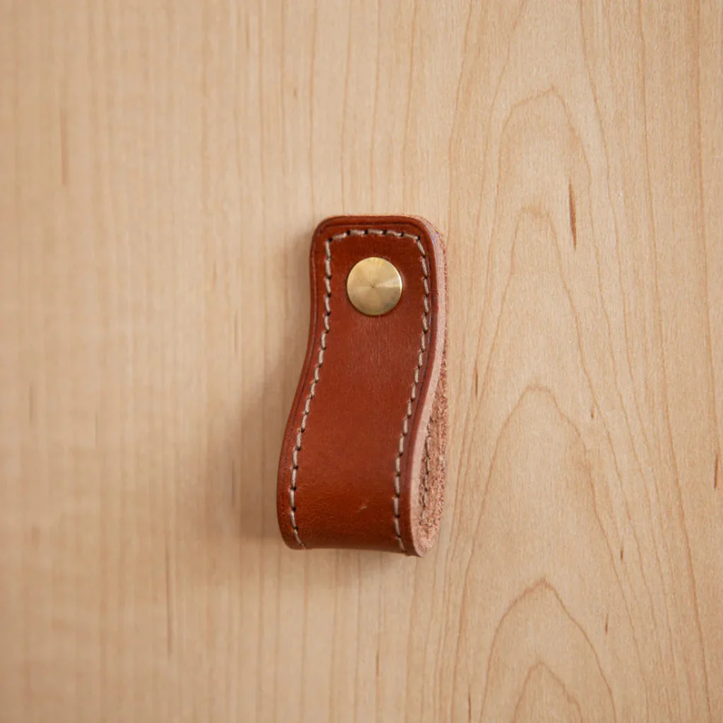 ST-LP02 Stitched Leather Loop Pull - Image 4