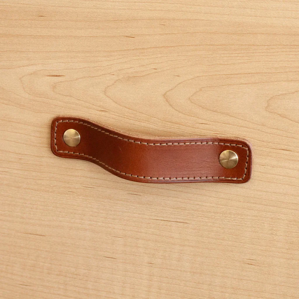 ST-SP02 Stitched Leather Strap Pull