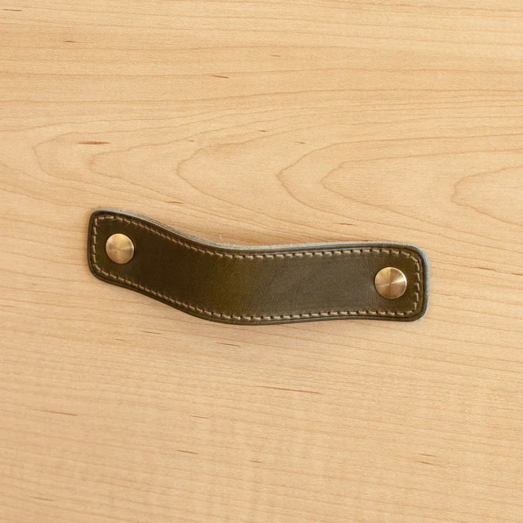 ST-SP02 Stitched Leather Strap Pull - Image 5