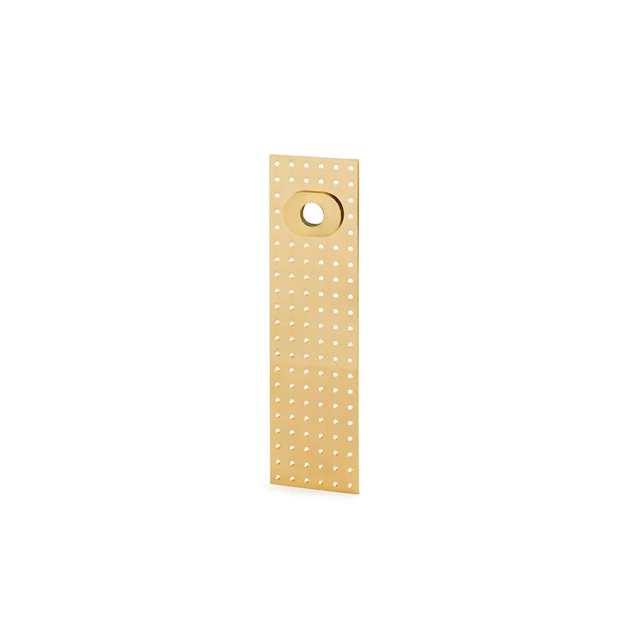 Stardust Perforated Door Lever Handle on Rose - Image 8